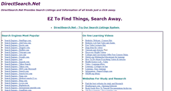 Desktop Screenshot of directsearch.net