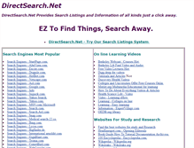 Tablet Screenshot of directsearch.net